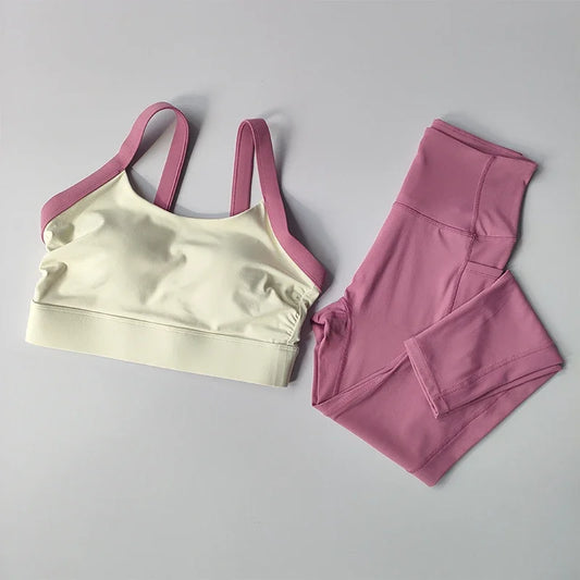 Ensemble legging brassiere pop